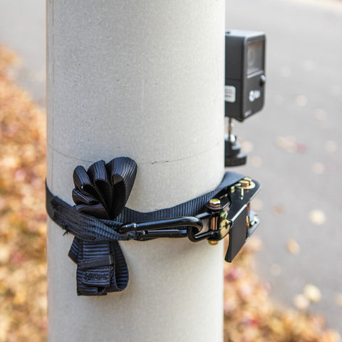 Tree Pole Rack Ratchet Strap Tree and Pole Mount