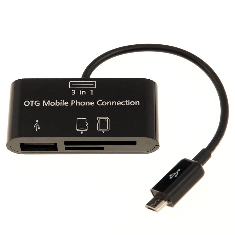 gammelklog hærge Pligt Micro USB OTG Card Reader for Android Phones